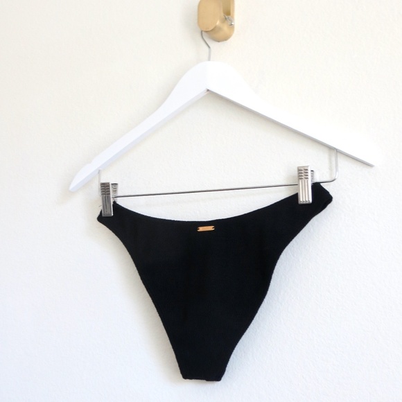 NEW! Kenny Flowers The MYKONOS Textured Sporty Bikini Bottom Black SZ S, M - Picture 12 of 14